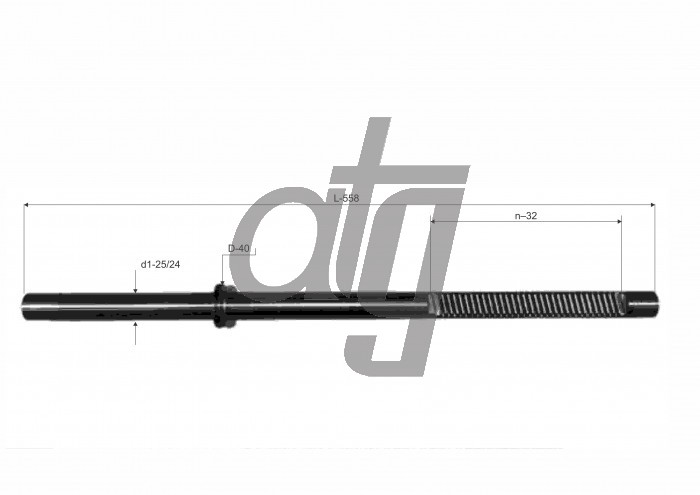 Steering rack bar