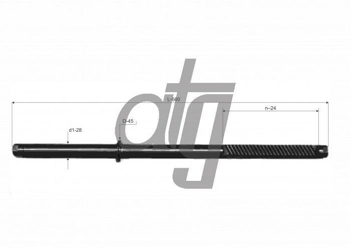 Steering rack bar