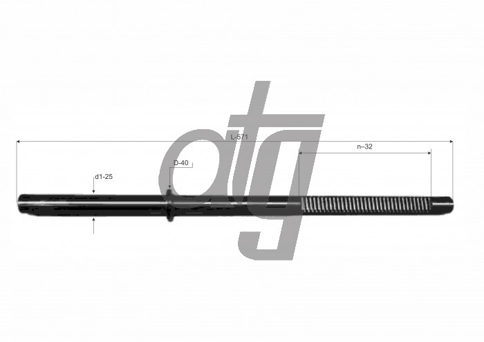 Steering rack bar