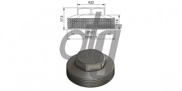 Pinion protective cover (bottom)