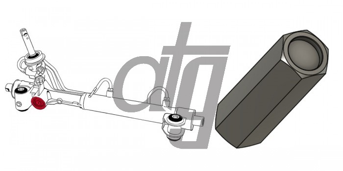 Tool for adjusting the adjusting screw